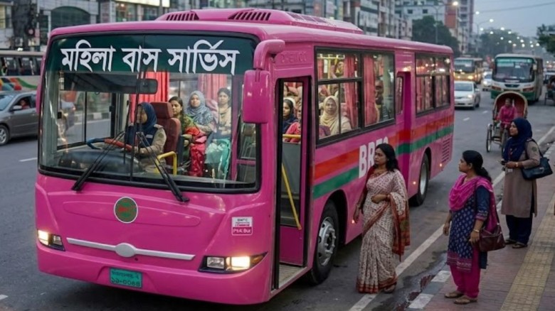 নারী চালক-কন্ডাক্টরের ‘পিংক বাস’ চলবে যেসব রুটে